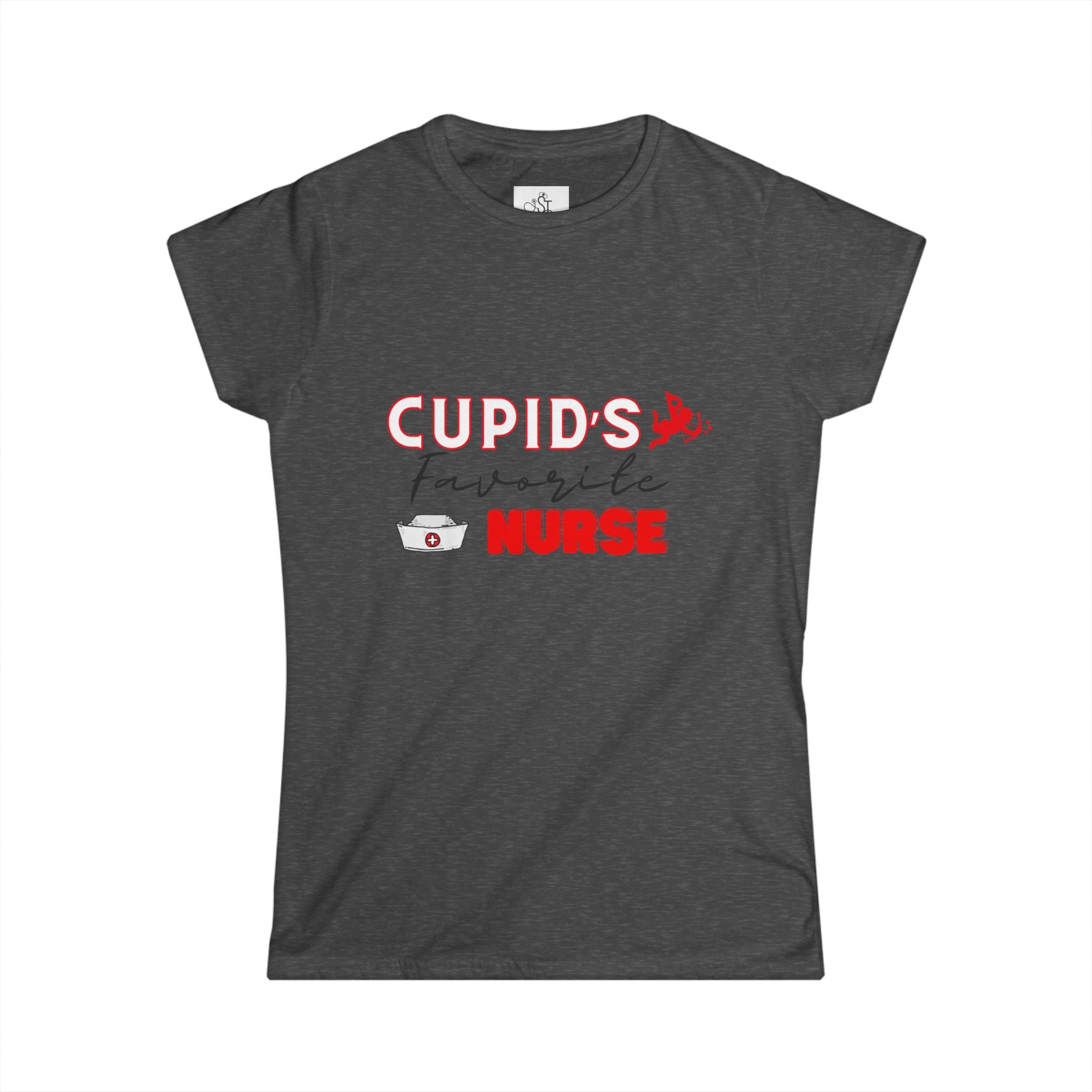 Cupid's Favorite Nurse Tee — Valentine's Day Gift for Nurses