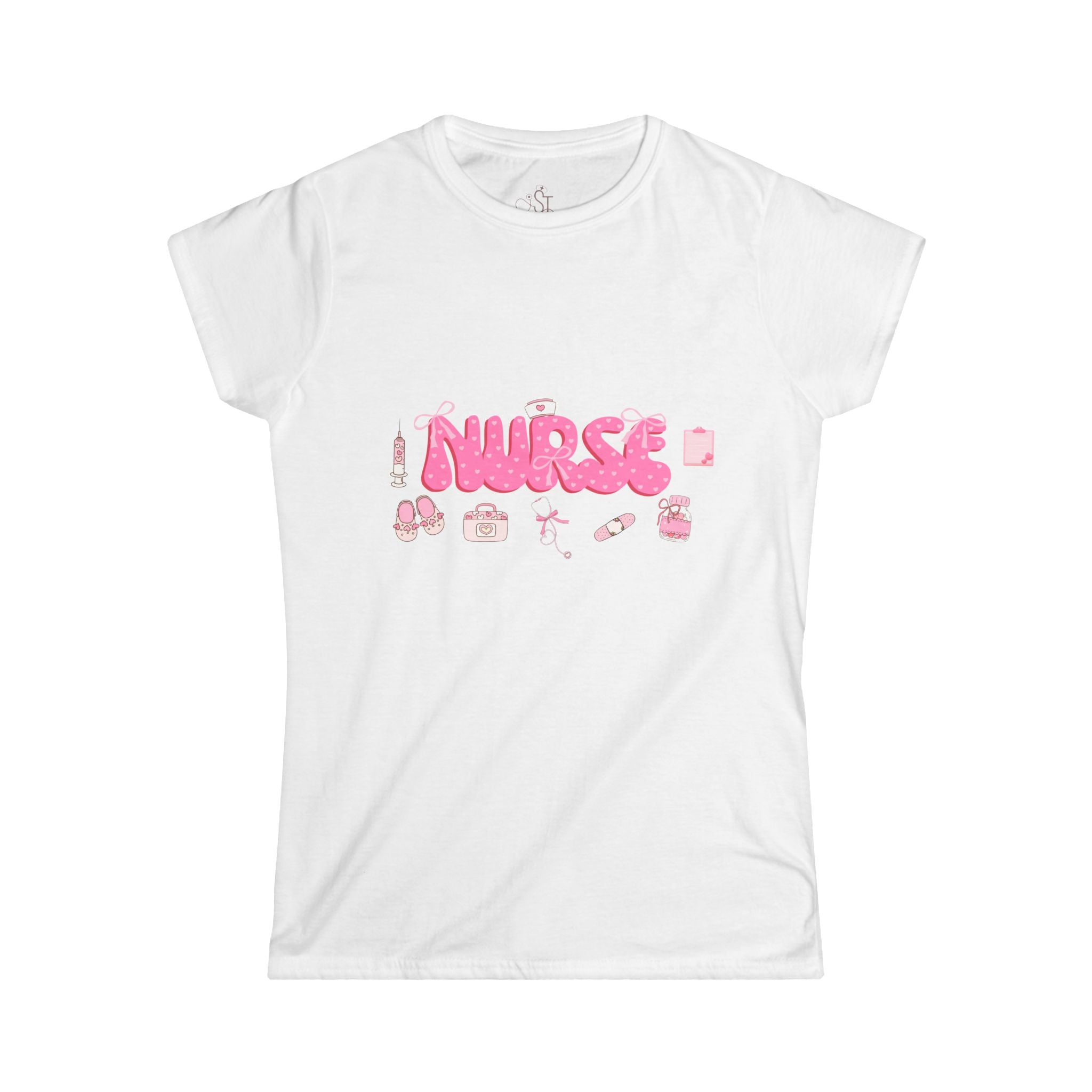 Cute Nurse Graphic Tee for Women - Perfect Gift for Healthcare Workers