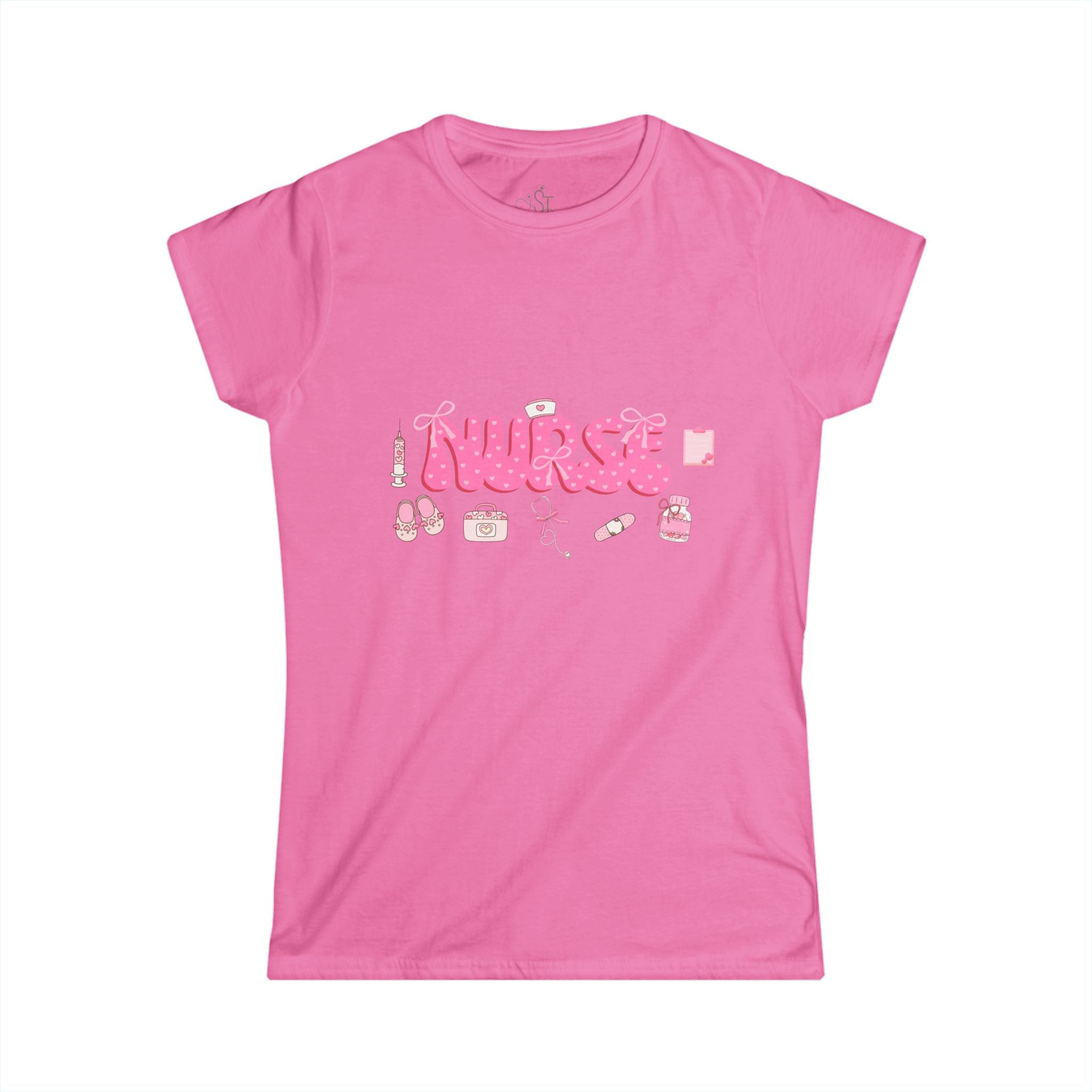 Cute Nurse Graphic Tee for Women - Perfect Gift for Healthcare Workers