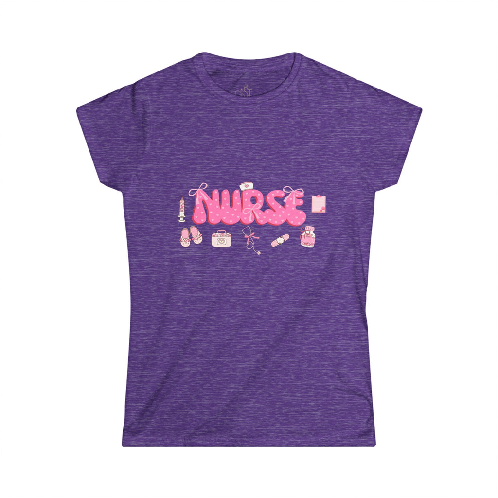 Cute Nurse Graphic Tee for Women - Perfect Gift for Healthcare Workers