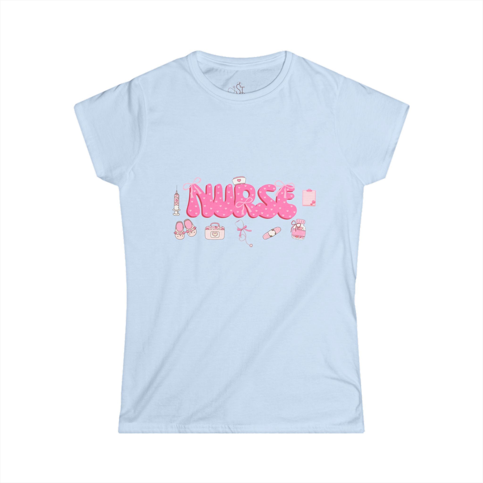 Cute Nurse Graphic Tee for Women - Perfect Gift for Healthcare Workers