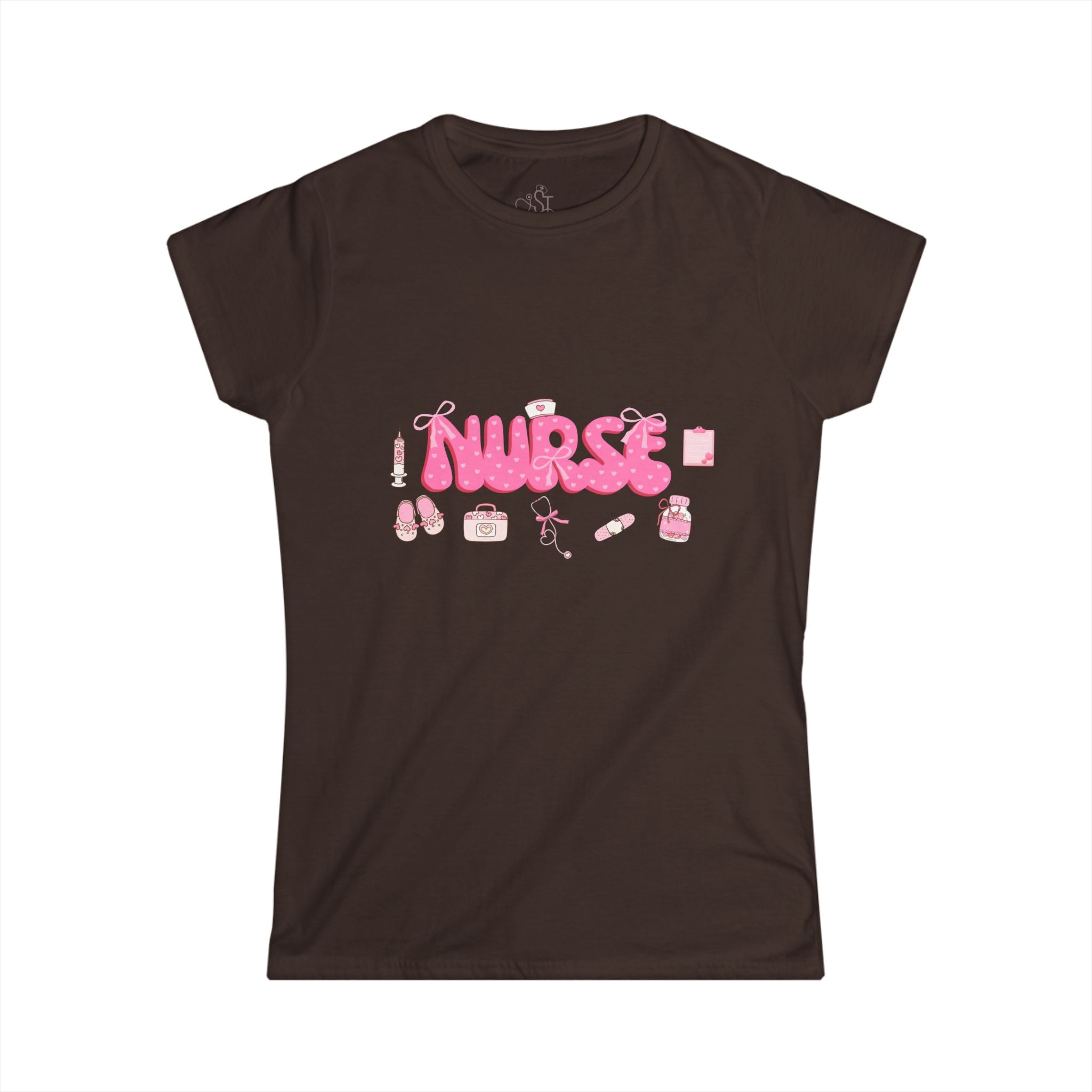 Cute Nurse Graphic Tee for Women - Perfect Gift for Healthcare Workers