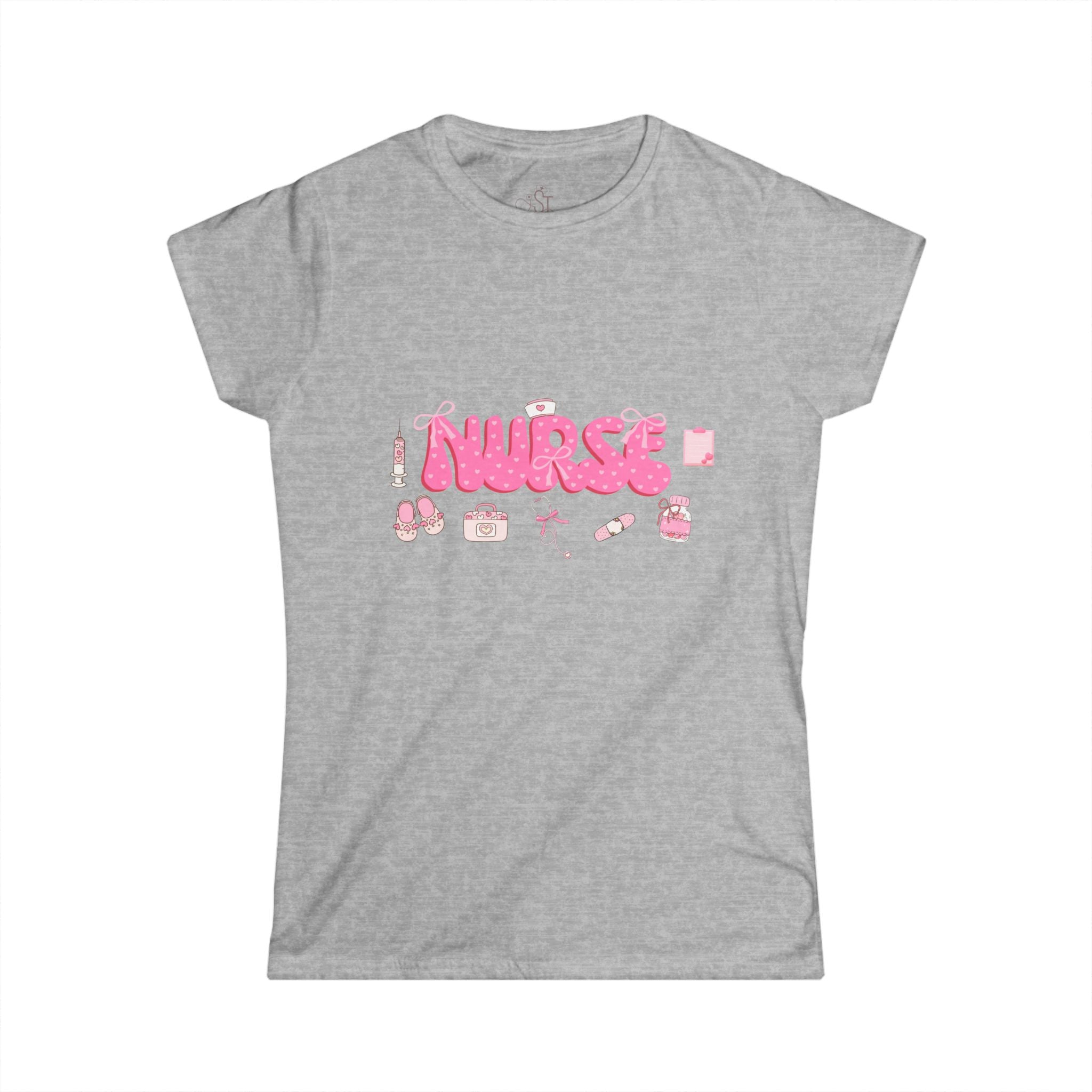 Cute Nurse Graphic Tee for Women - Perfect Gift for Healthcare Workers