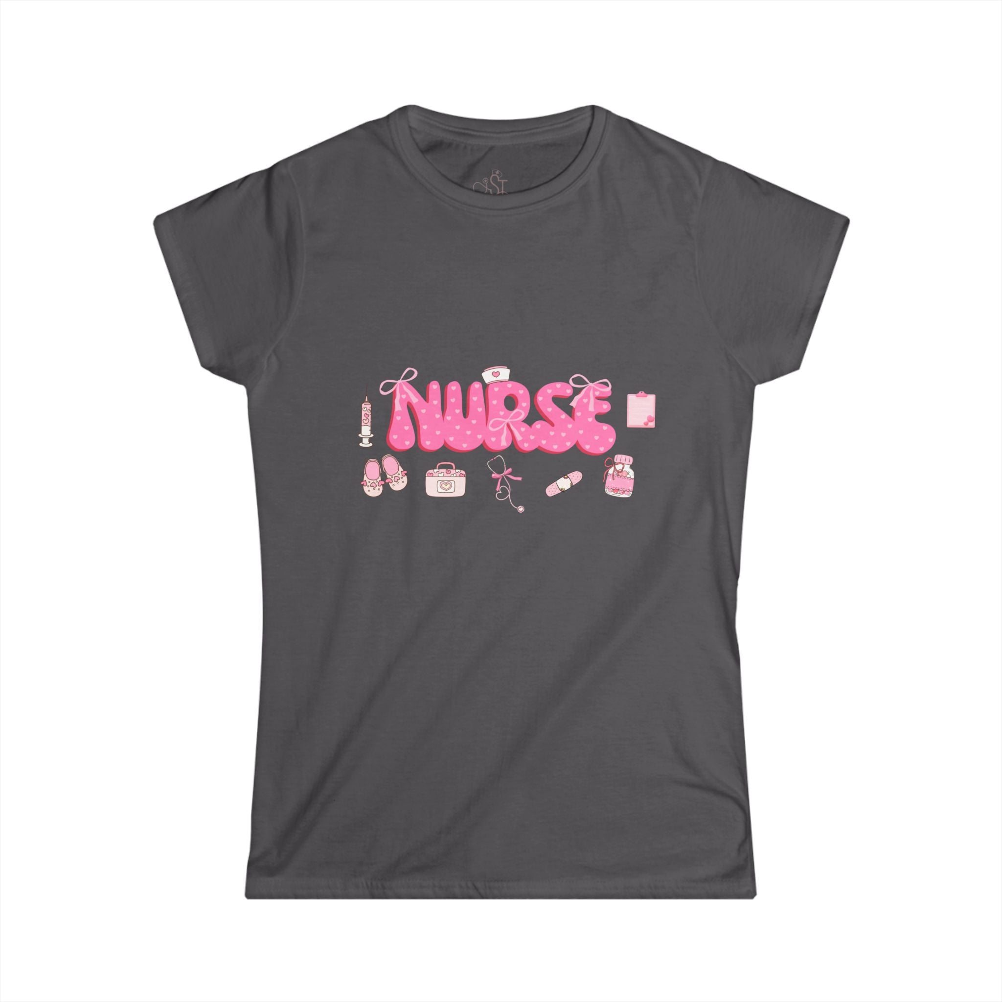 Cute Nurse Graphic Tee for Women - Perfect Gift for Healthcare Workers