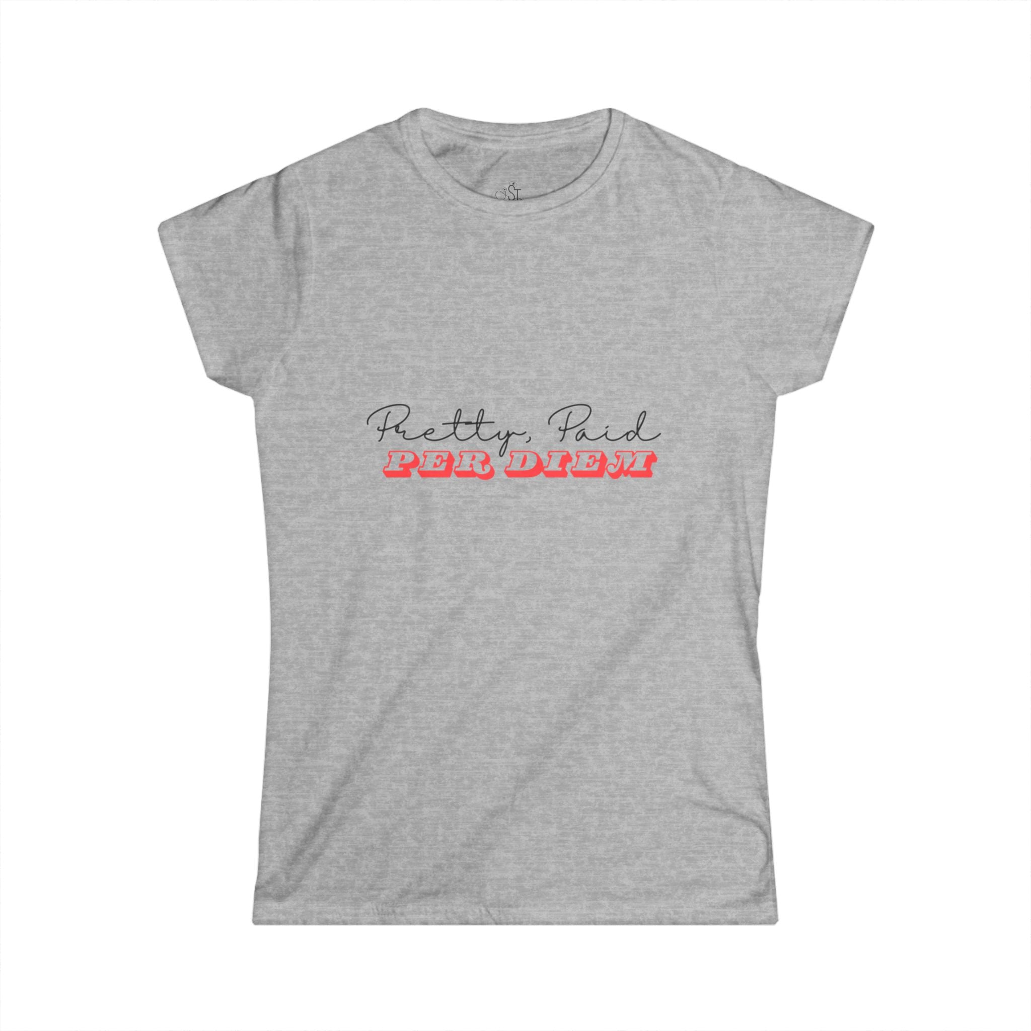 Pretty Rad Per diem Women's Tee — Cute Retro Script Graphic Shirt